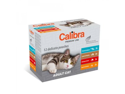 Calibra Cat kapsa Premium Adult multipack 12x100g