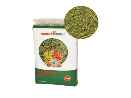 Seno luční RabbitWeed 1kg/40l