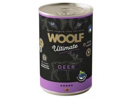 WOOLF Ultimate DogFood konz. Deer 400g