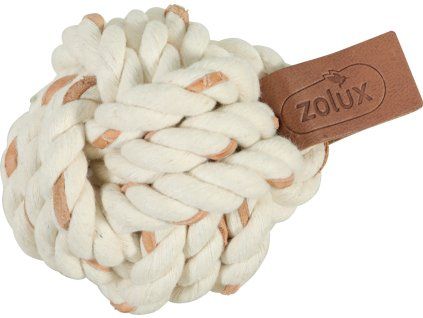 Hračka pes LEATHER TOUCH Míč 7cm Zolux