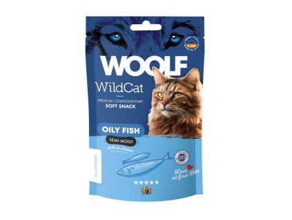 WOOLF WildCat Semi-Moist Snack Oily Fish 50g