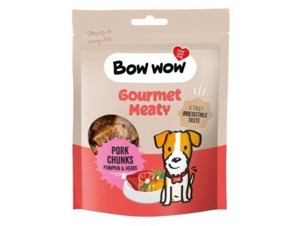 Bow wow poch. Masíčka s vepřovým,dýní a bylinkami 60g