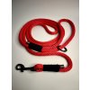 Provazové vodítko - 160cm červené