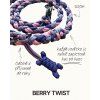 Paracordové vodítko pro psy – Berry Twist 120 cm