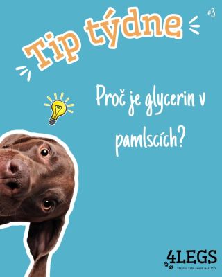 Možná jste si všimli, že některé pamlsky jsou krásně měkké a „vlhké“. Často za tím stojí glycerin 🧐 👉 Glycerin sám o sobě...