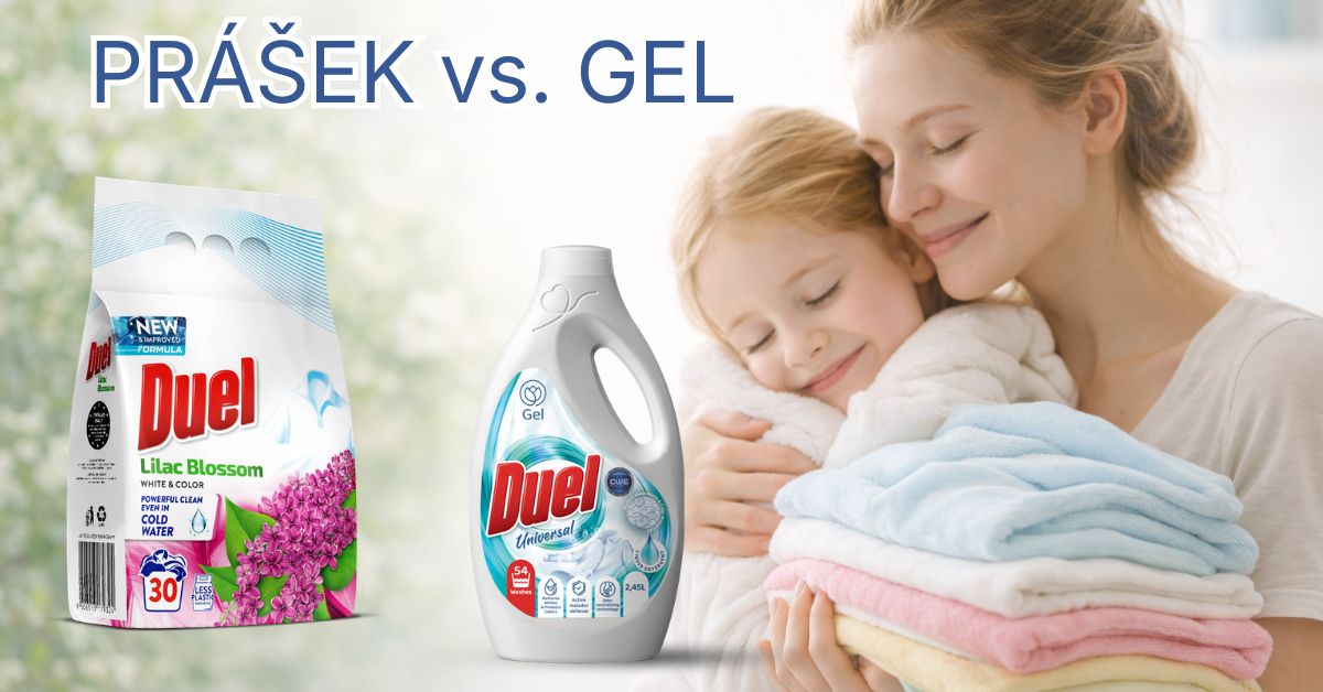 Prací prášek vs. prací gel – co je lepší a kdy co použít?