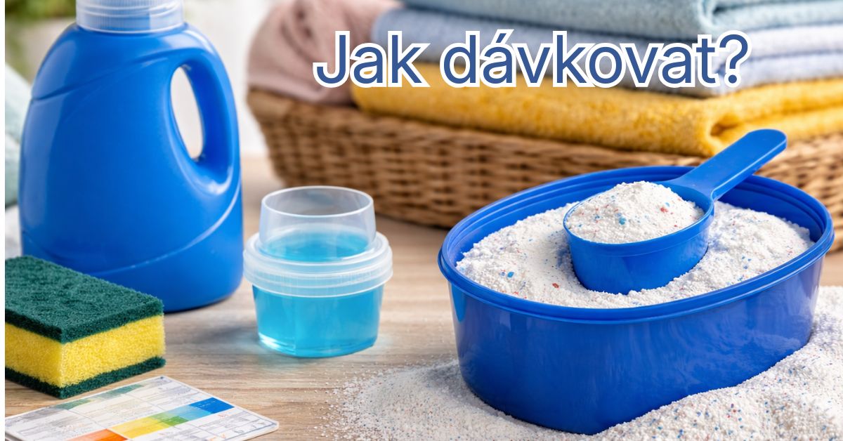 Jak správně dávkovat prací prostředek – méně je někdy více