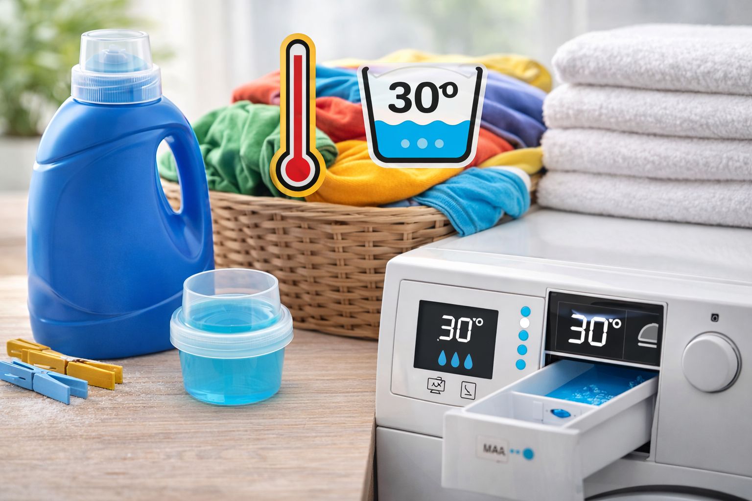 Jak prát při 30 °C a ušetřit energii bez ztráty čistoty