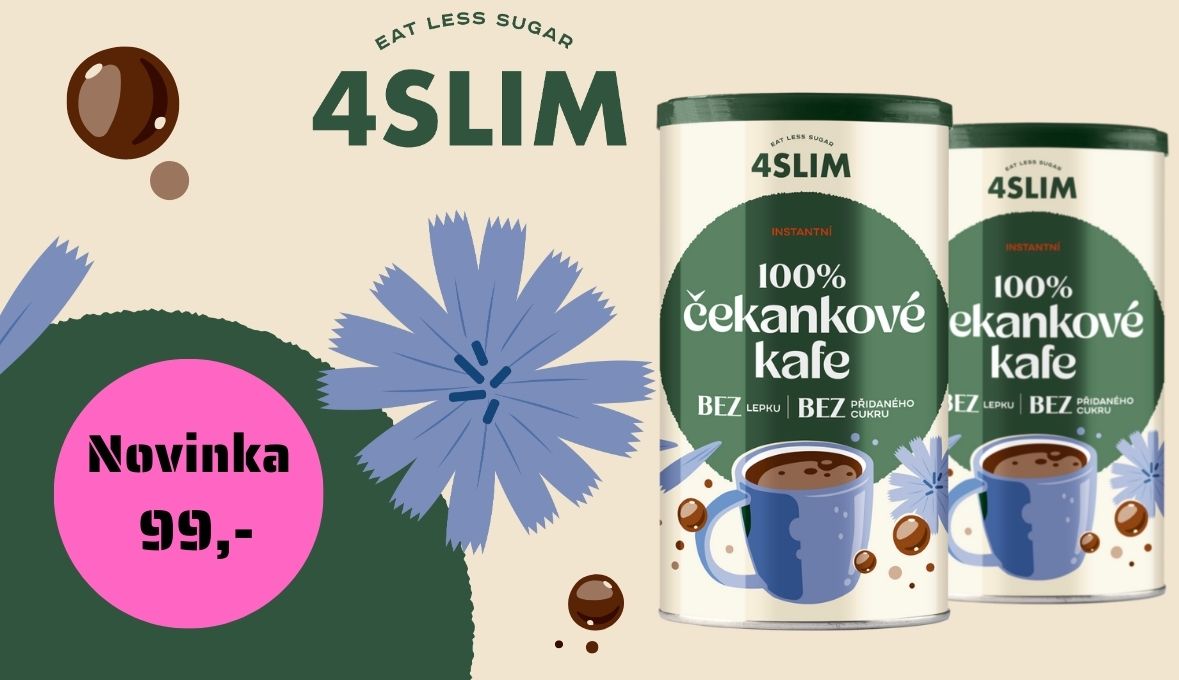 Novinka 4Slim 100% Čekankové kafe