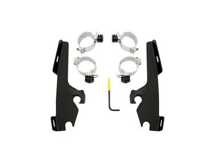 Držáky Plexi pro Model FXDF Fat Bob 08-17 Černé