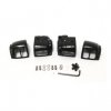 Černé domečky pro 96-10 Softail,96-11 Dyna, Road King 96-13, XL a V-Rod modely
