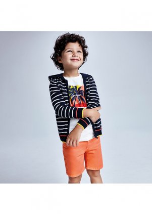 Jednobarevné bermudy, Apricot