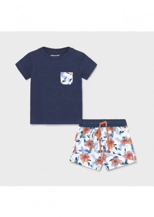 Setík tričko a koupací šortky, blue