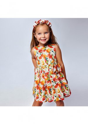 Vzorované šatičky, Persimmon