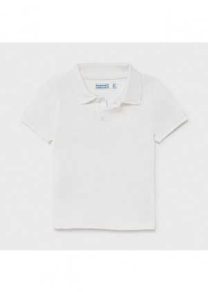 Jednobarevné polo, White