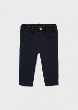 Bavlněné kalhoty Slim Fit, Navy blue