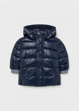 Two tone padded coat for baby boy, Blue