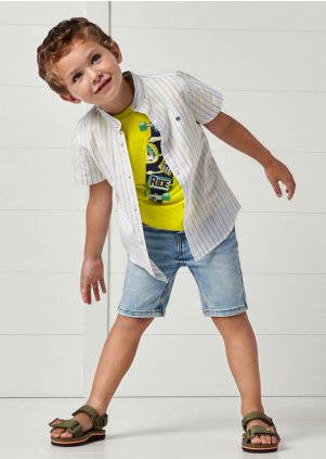 Bermuda shorts boy, Soft Denim