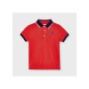 Polo s potiskem, cyber red