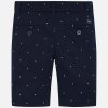 Vzorované chino šortky, Navy