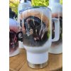 TAMANA (kůň) - termoska a termohrnek, hrnek - keramický a smaltový, panáková sklenka