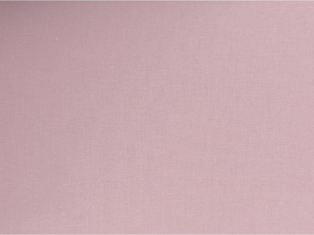 Bavlněná látka Starorůžová jednobarevná