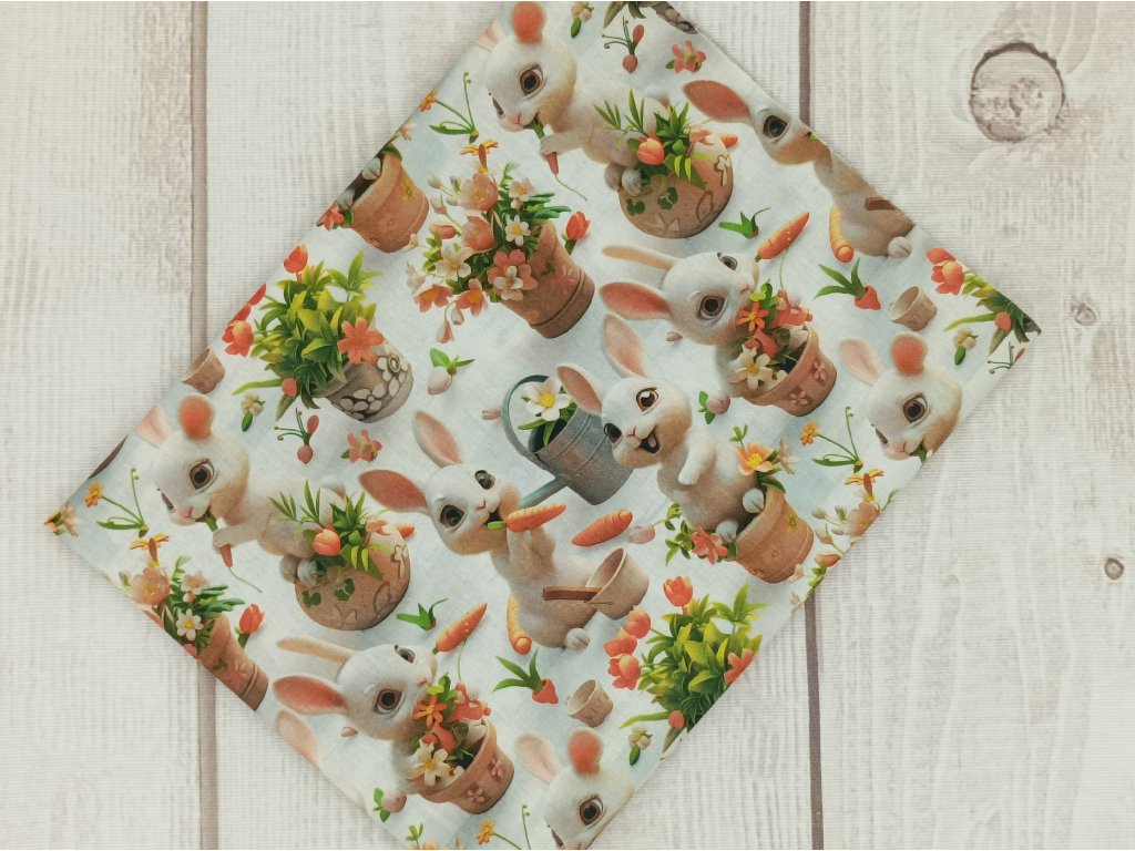 Obdélník Králíci s mrkvemi