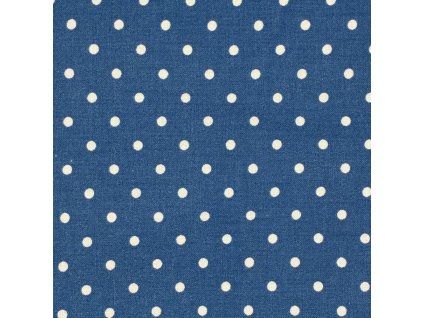 B Puntík bílý na modré