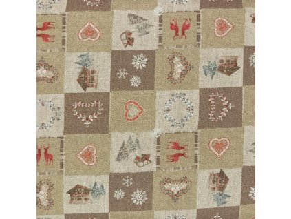 B Patchwork vánoční