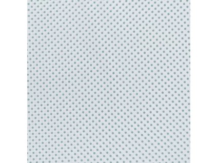 B Puntíček mentolový 2mm na bílé