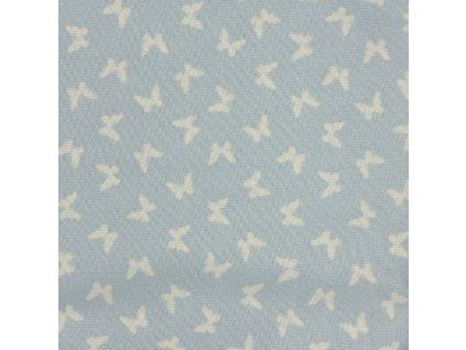 B Bílí motýlci na světle modré