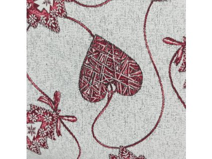 D Srdíčka a stromečky s lurexem