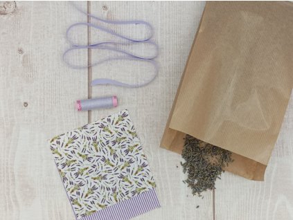 Sada na ušití 3 levandulových vonných polštářků