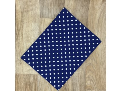 Obdélník Puntík ve stylu modrotisku