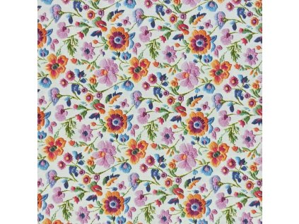 B Kytičky vyšívané barevné