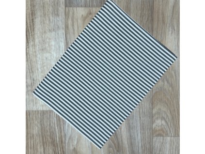 O Proužek tmavě šedý