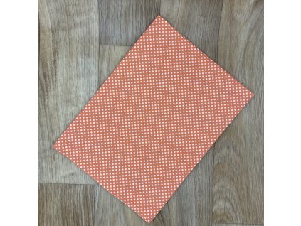 Obdélník Puntíček lososový