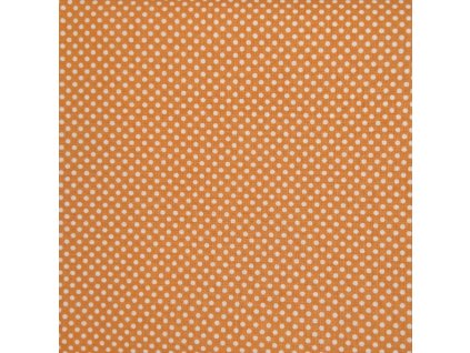 B Puntíček bílý 2mm na lososové