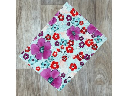 O Květy červené a modré