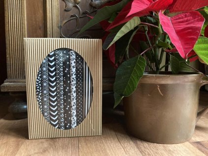 Dárkový černobílý šířka