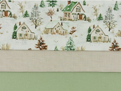 Balíček látek Domečky zimní