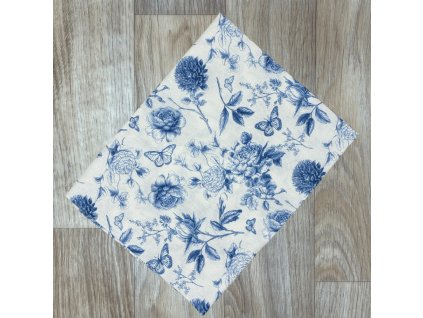 O Modré růže s motýly