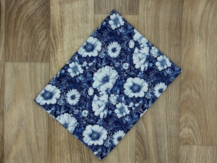 Obdélník Květy modré