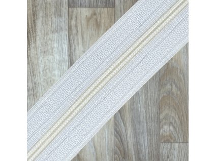 G Zip spirálový metráž 3mm vanilka