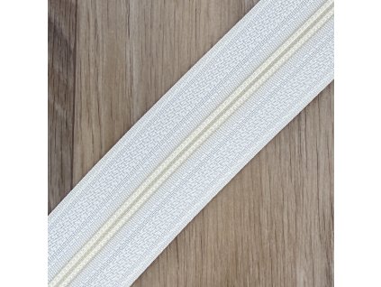 Zip 3mm metráž vanilka