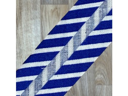 G Šikmý proužek modrý pruhovaný