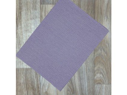 O Proužek fialový tenký