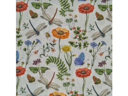 B Vážky a květiny