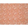 Bavlněná látka Kruhy 8 mm lososové