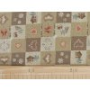 Bavlněná látka Patchwork vánoční - digitální tisk